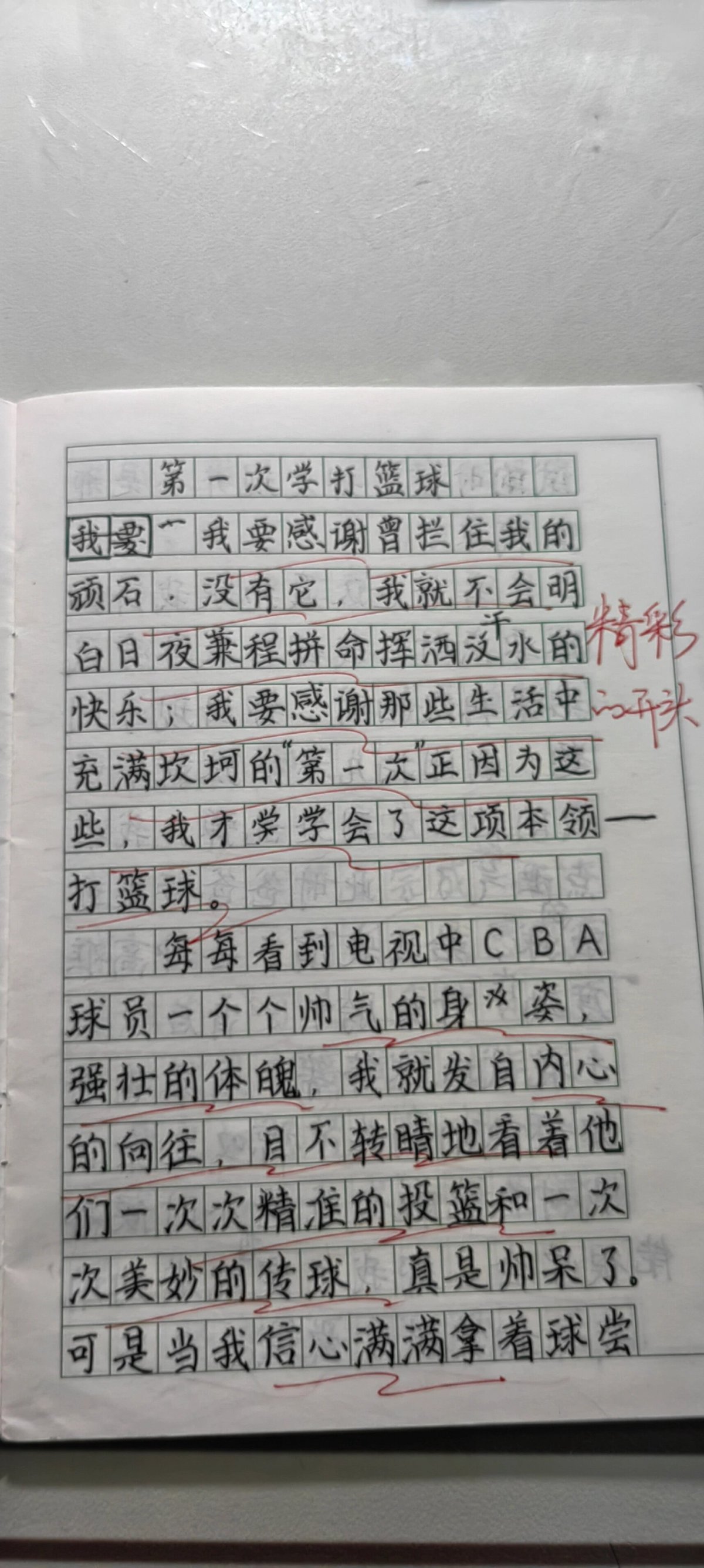 篮球训练作文怎么写400字